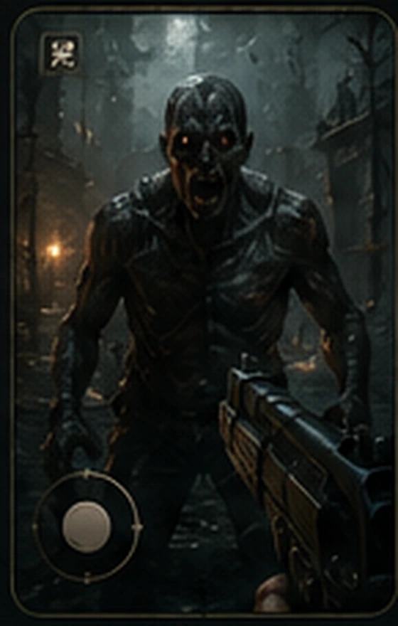 True Garden enemy encounter screen with a masked stalker